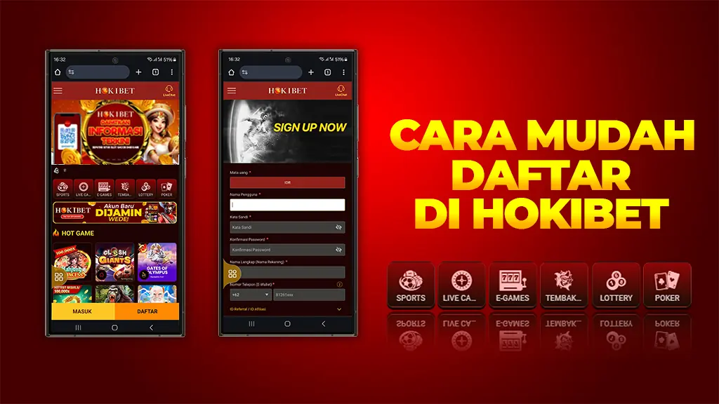 Cara Daftar Akun Hokibet